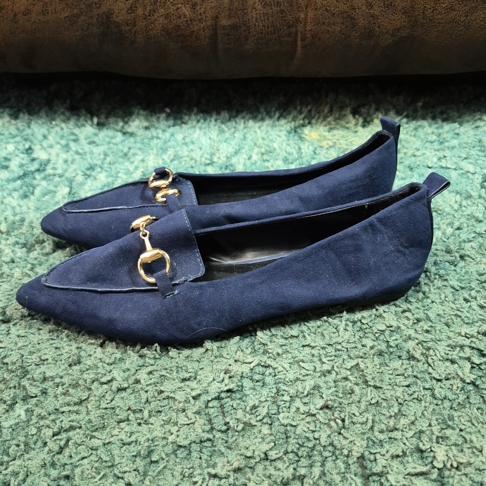 Lulus Charlotte Navy Loafers for Women 8